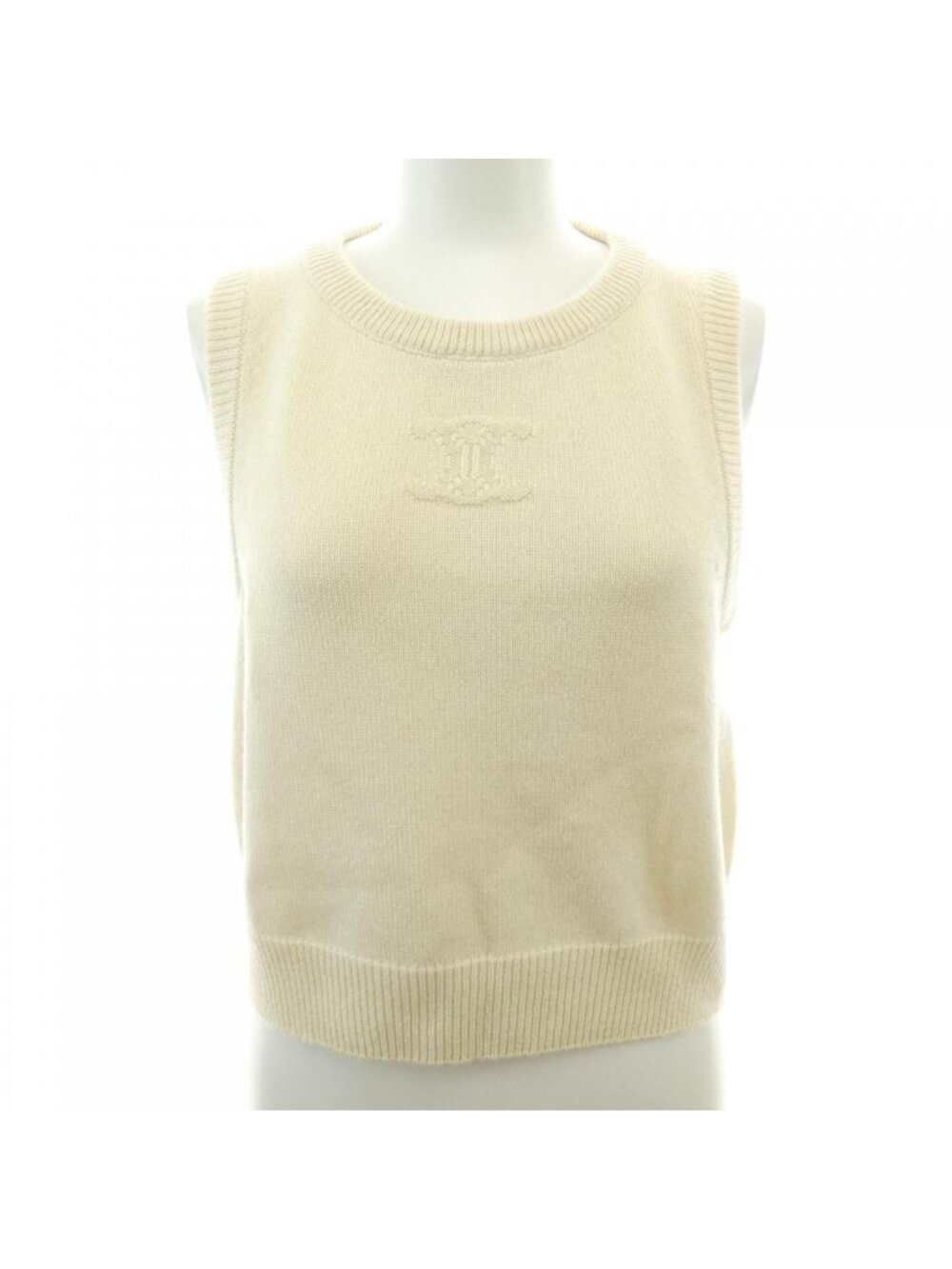 Celine Sleeveless Top Triomphe Jacquard Vest - Picture 1 of 5
